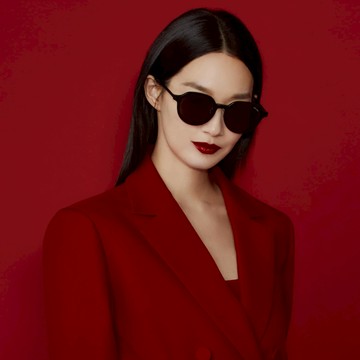 VEDI VERO｜VVD27-MBLK圓形膠框太陽眼鏡【葛洛麗雅眼鏡】