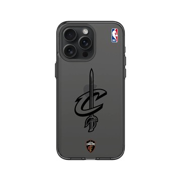 iPhone 15 Pro Max Clear 酷墨灰 - NBA - B&W-克里夫蘭騎士 Cleveland Cavaliers B&W