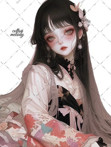 original sticker no.715 人物貼紙 原創貼紙 人物貼紙 女孩貼紙 原創人物貼紙