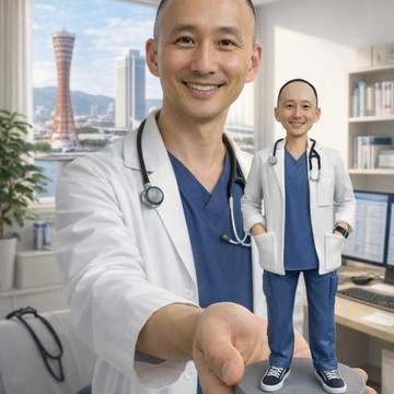 照片客製化醫師公仔 訂製人像模型 送醫生・護理師的感謝禮物