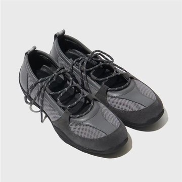 韓版~夏季新款瑪麗珍鞋休閑系平底單鞋女運動風系帶芭蕾舞鞋