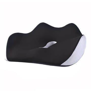 HONDONI 新款7D全包裹式美臀記憶抒壓坐墊  人體工學設計  貼合臀部曲線設計  45 x 36 x 13 cm  星空黑