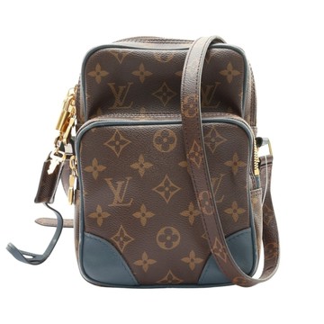 LOUIS VUITTON LV 路易威登 Slate Amazon 肩背包 棕色 原花帆布 M45233 【二手名牌BRAND OFF】