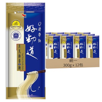 統一 好勁道 月見雞蛋風味麵  300g  12包