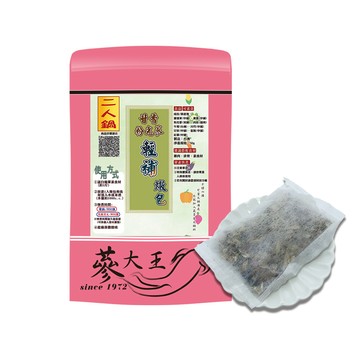 蔘大王 甘香粉光蔘輕補燉包X2組(50g  2人鍋/組)全素可素食 養生藥膳包湯料包 電鍋懶人料理