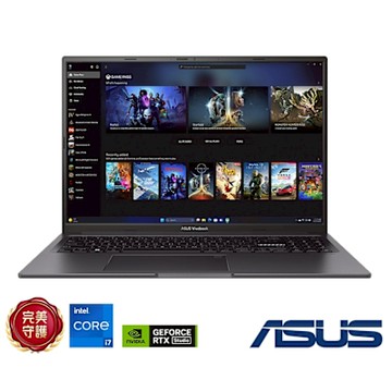ASUS K3605VC 16吋筆電 (i5-13420H/RTX3050 4G/8GB/512G/搖滾黑/Vivobook 16X)