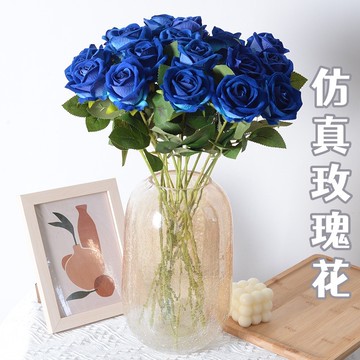 台灣現貨✨仿真玫瑰花 絨布玫瑰 玫瑰花 仿真花 永生花 不凋花 婚禮花束 節日禮物 保鮮花 婚禮擺設裝飾 家居裝飾