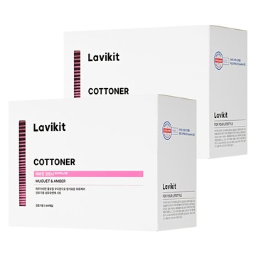La vikit Cottner 烘衣機用香氛柔軟紙 嬰兒麝香  40片  2盒