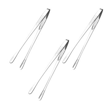 韓式食物夾 Set 3 304不鏽鋼材質 防滑手柄 方便夾取  質感銀  1組