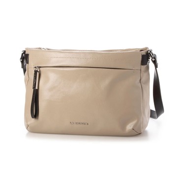 LA BAGAGERIE 亮面帆布斜背包(小/米)