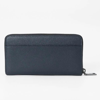 コーチ 財布 メンズ COACH 長財布 F58107 DDE クロスグレイン コーチ 長財布 COACH 財布 メンズ ラウンドファスナー クロス