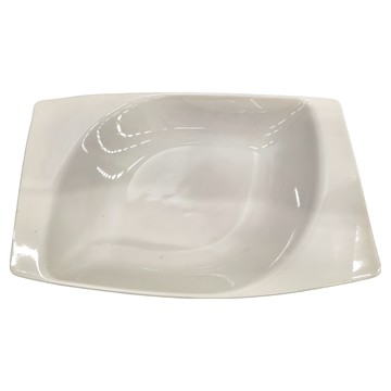 TATUNG 大同磁器 象牙強化 29型 長形湯皿  白色  1個