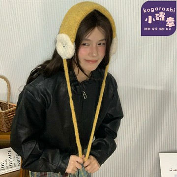 【韓系氛圍感】羊羔毛耳罩 防寒耳罩 保暖耳罩 凹造型神器 拍照道具 冬季旅遊 羊羔絨材質 韓版設計 超上鏡