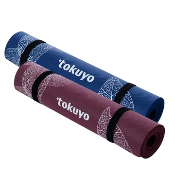【結帳加價購】【tokuyo】瑜珈墊 TG-041 台灣製造 (湛藍/墨紫)