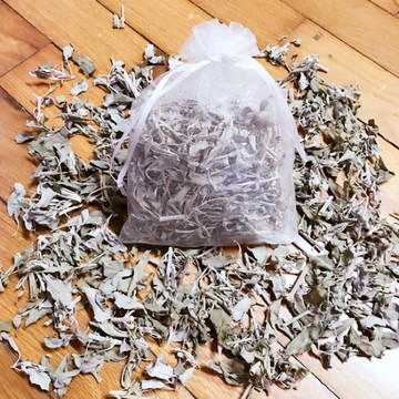 【茗源茶坊】白色鼠尾草 散裝 50g 白鼠尾 白色 鼠尾草 藍色鼠尾草 燃燒