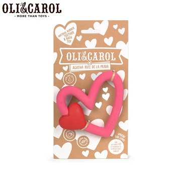【OLI&CAROL】咬牙器-愛心✨送禮首選✨新生禮✨彌月禮✨育兒好物