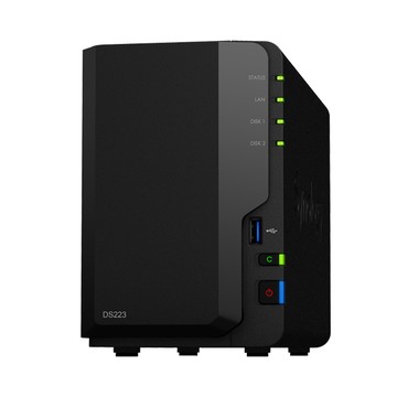 Synology [搭HAT3300 4TB*2]  DS223 2Bay NAS