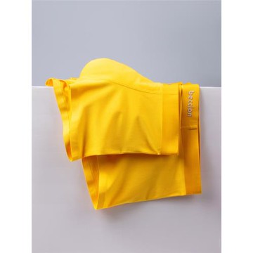 黃色內褲男莫代爾蠶絲男生桑蠶絲冰絲四角2026新款本命年平角短褲