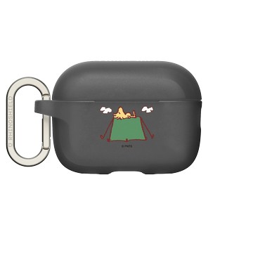 AirPods Pro 2 AirPods Case 黑 - 史努比 Snoopy - 胡士托的露營時光