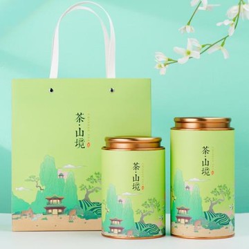 隆澤通用茶葉罐紙罐空罐紅茶綠茶半斤一斤大號圓型密封罐包裝禮盒