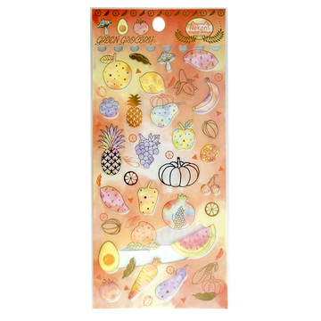 瓜果飄香平面貼 50858