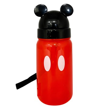 Skater 米奇系列 塑膠吸管水壺 開口笑  350ml  1個