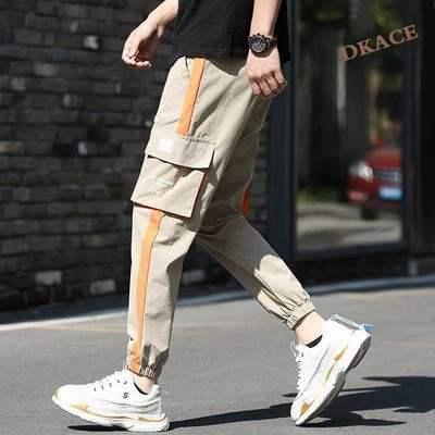 ボトムスメンズカーゴパンツロングパンツイージーパンツ運動着ズボンスポーツウェアサイドポケット裾絞りジョガーパンツ春夏トレ 通販 Lineポイント最大get Lineショッピング