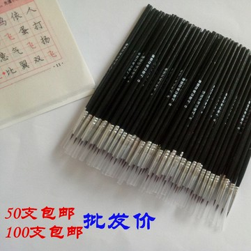 上海億美勾線筆描邊筆美甲筆尼龍水彩水粉油畫特細毛筆面相筆包郵