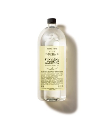【L’OCCITANE 歐舒丹】果漾馬鞭草沐浴膠補充瓶 500ml