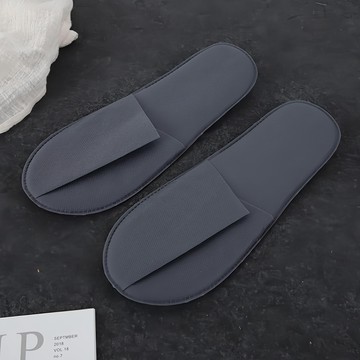 ROYALLIN 蘿林嚴選 一次性拖鞋30入 面料拉毛絨  F均碼(28 x 11cm)  灰色