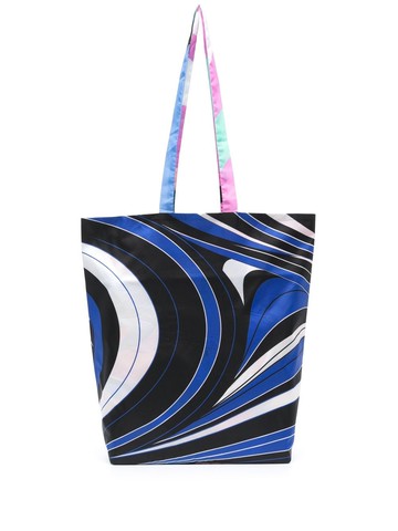 PUCCI - Gallery reversible tote bag - women - Silk/Polyamide/Polyamide/Polyester - One Size - Blue
