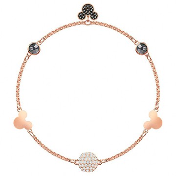 SWAROVSKI - 迪士尼聯名造型手鍊 (玫瑰金)