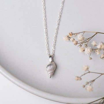 。In The Ocean。NO.06-7 貝殼 項鍊/925純銀