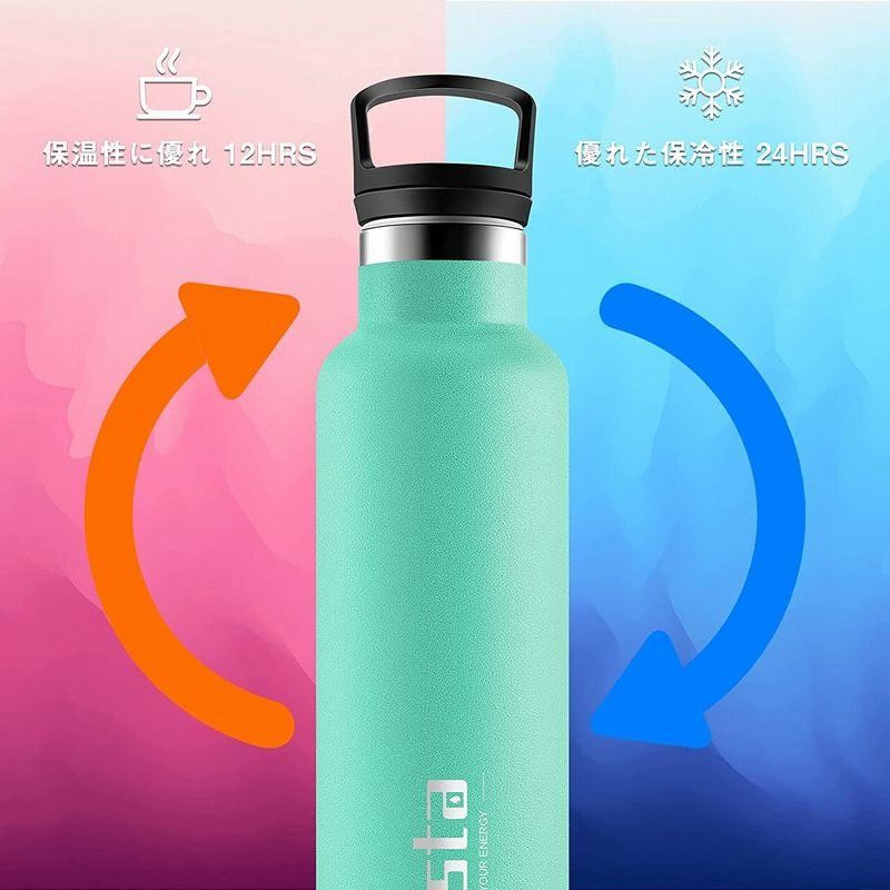 Grsta 水筒 500ml 水筒 直飲み 水筒 ストロー 真空断熱 保温 保冷 ステンレスボトル 500ml 軽量 漏れ防止 水筒 炭酸水 通販  LINEポイント最大0.5%GET LINEショッピング