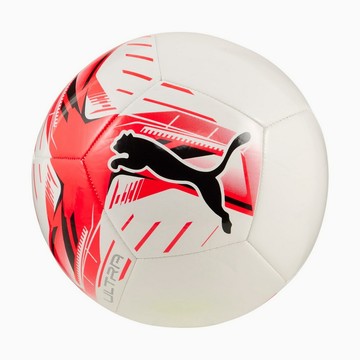 PUMA ULTRA Graphic 足球 08508801 分尺寸 3 4 5號球 白/紅【iSport 愛運動】