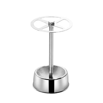 蕉蕉購物 鏤空設計不鏽鋼收納架  1個  7.5 x 7.5 x 13cm  銀色