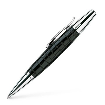 【FABER-CASTELL】輝柏 E-MOTION系列 鱷魚紋黑色筆桿 旋轉原子筆 / 支 148350【APP滿額下單4%點數(單一帳號最高1000點)】7/31止