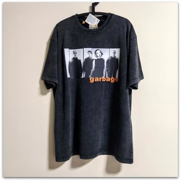 2022夏季GALLERY DEPT重工水洗做舊樂隊人物復古印花短袖圓領T恤