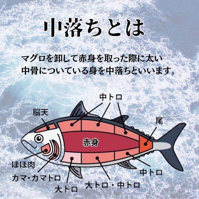 骨付き中落ちまぐろ生鮮なにわ マグロ まぐろ 和歌山県 船元直送 国産 天然マグロ赤身 まぐろ 骨付き中落ち お取り寄せ グルメ