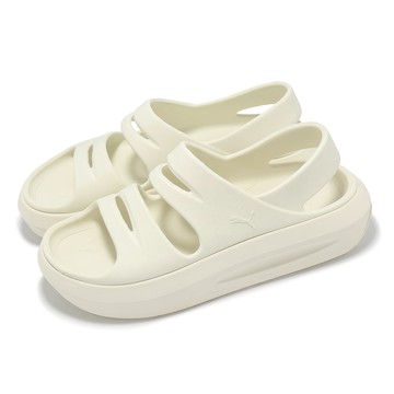 [ACS] Puma 涼鞋 Flatter Sandal 女鞋 米 緩衝 厚底 一體式 涼拖鞋 40033702