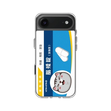 iPhone Air Clear Case（相機按鈕） 透明 - VITA VITA．塔仔是隻貓 - 一定要配溫開水