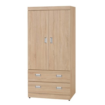 【Hampton 漢汀堡】瑪蒂娜原橡色3×6尺衣櫥