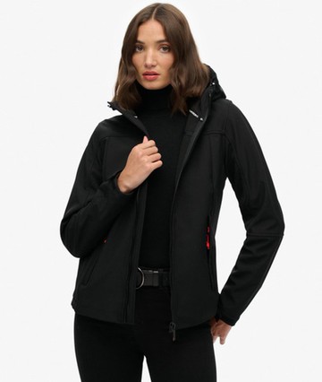 Superdry Women's Hooded Classic Trekker Jacket Black Size: 10