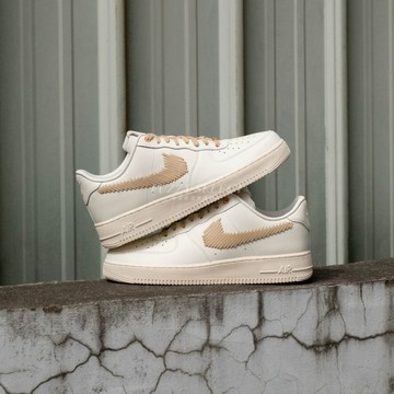 【逢甲 FUZZY】Nike Air Force 1 "Sail Linen" 亞麻 編織 IR7011-121