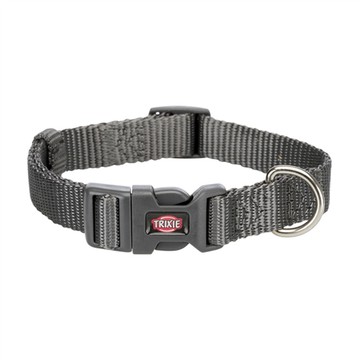 (預購) Trixie 寵物用品 高品質尼龍項圈-石墨色 XXS-XS: 15-25 cm/10 mm (TX202116)