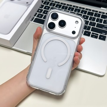 透明殼 磁吸無線充 適用 蘋果 iPhone 18 17 16 15 14 13 Pro max 手機殼 防摔殼 保護殼