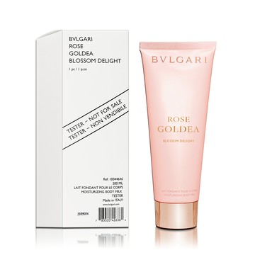 BVLGARI 寶格麗 歡沁玫香滋潤身體乳 200ML TESTER 環保包裝