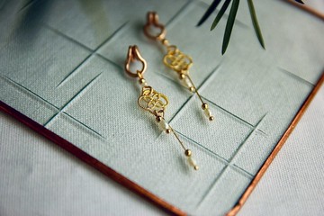 無痛耳夾/窗花珍珠耳環