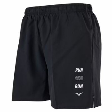 MIZUNO 美津濃 短褲 男 運動褲 訓練 路跑 黑 J2TBD05309