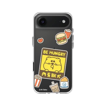 iPhone Air Clear Case（相機按鈕） 透明 - 嗨小強 Hi John - 內有餓犬